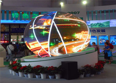 Çin CE / ROHS ile Tam Renkli Küresel LED Top Ekran Ekran P4mm Hafif Tedarikçi