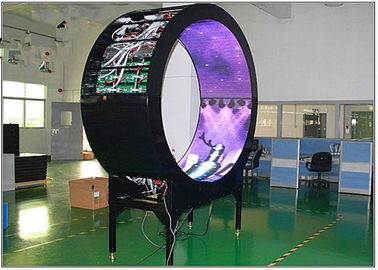 Çin Kavisli Esnek LED Görüntülü Reklamcılık P6 Mm Tam Renkli Ortam Cephe Sabit Kurulum Tedarikçi